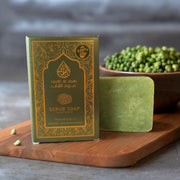 Natural Handmade Mung Bean Scrub Soap – 100g